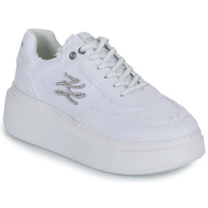 Karl Lagerfeld  ANAKAPRI Autograph Mix Lo  Bianco -  Sneakers basse Donna