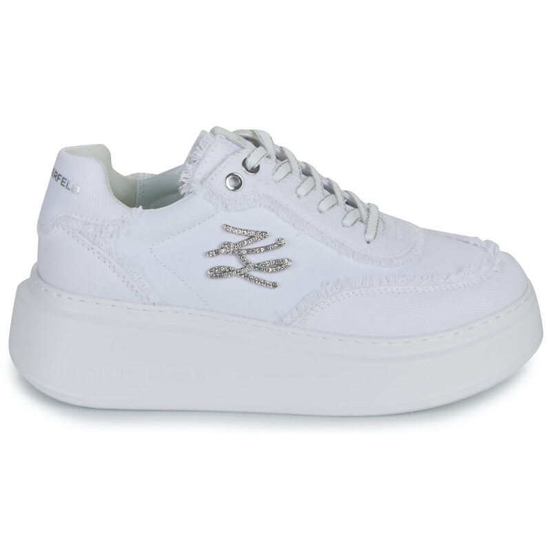 Karl Lagerfeld ANAKAPRI Autograph Mix Lo Bianco Sneakers basse Donna - 2
