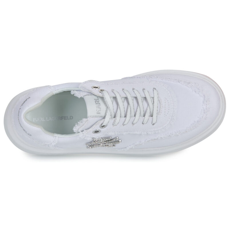 Karl Lagerfeld ANAKAPRI Autograph Mix Lo Bianco Sneakers basse Donna - 6