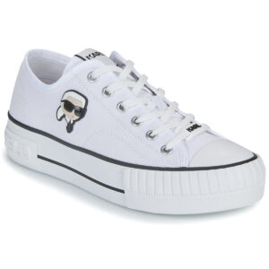 Karl Lagerfeld  KAMPUS MAX NFT Patch Lo Lace  Bianco -  Sneakers basse Donna