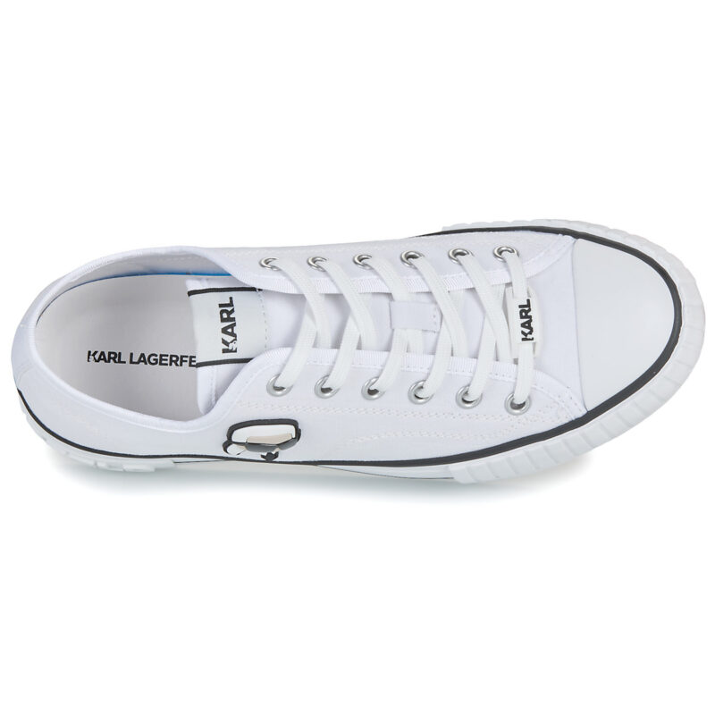 Karl Lagerfeld KAMPUS MAX NFT Patch Lo Lace Bianco Sneakers basse Donna - 6