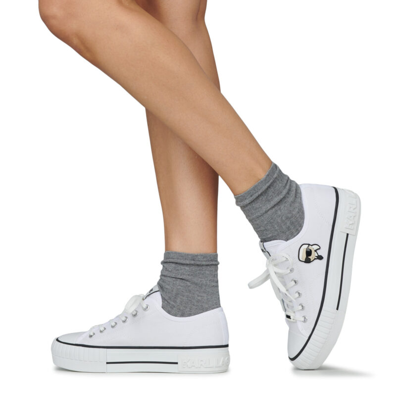 Karl Lagerfeld KAMPUS MAX NFT Patch Lo Lace Bianco Sneakers basse Donna - 8