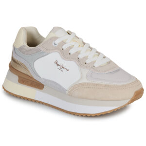 Pepe jeans  RUSPER RACER W  Beige -  Sneakers basse Donna