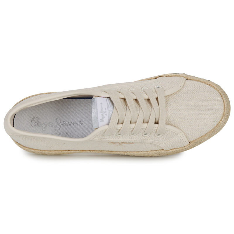 Pepe jeans BRADY JUTE W Beige Sneakers basse Donna - 6
