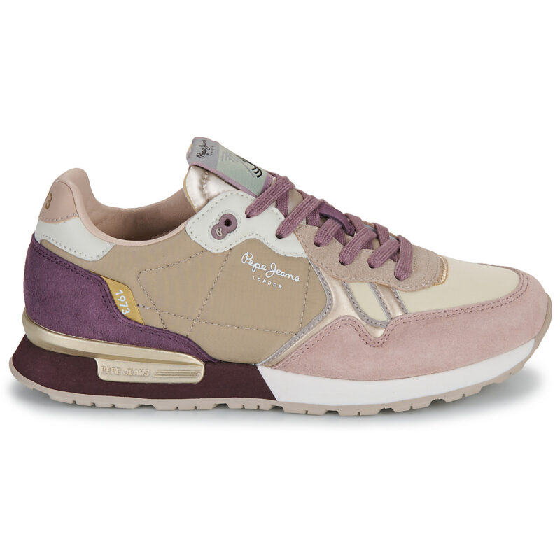 Pepe jeans BRIT BACK W Lila Sneaker niedrig Damen - 2