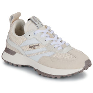 Pepe jeans  LUCKY KNITTED W  Bianco -  Sneakers basse Donna