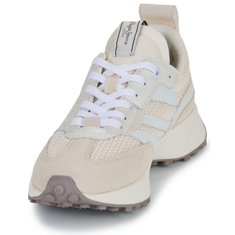 Pepe jeans LUCKY KNITTED W Bianco Sneakers basse Donna - 3