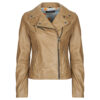 Giacca in pelle  Oakwood  CLIPS  Beige -   Giacche in pelle Donna
