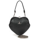 Vivienne Westwood BELLE HEART FRAME PURSE Sacs bandouli&egrave;re noirs pour femmes - 1