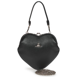 Vivienne Westwood BELLE HEART FRAME PURSE Nero Borse a spalla Donna