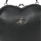 Vivienne Westwood BELLE HEART FRAME PURSE Sacs bandouli&egrave;re noirs pour femmes - 4