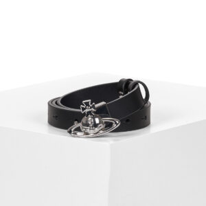 Cintura  Vivienne Westwood  SMALL ORB BUCKLE BELT  Nero -  Cinture Donna
