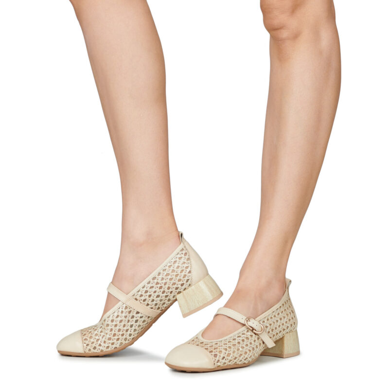 Hispanitas LISBOA RHV264686 Bianco Ballerine Donna - 8