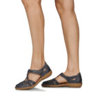 Josef Seibel ROSALIE 29 Blaue Damen-Ballerinas - Gr&ouml;&szlig;e 8