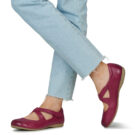 Josef Seibel Ballerines rouges FIONA 72 pour femmes - Pointure 8