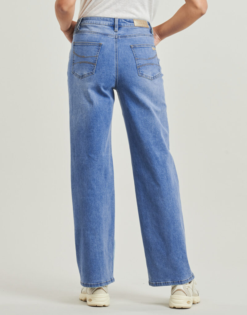 Vaqueros acampanados Les Petites Bombes Pantalones vaqueros acampanados azules FARGO para mujer - 4