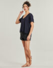 T-shirt Les Petites Bombes NALINE Marine T-shirt maniche corte Donna - 3
