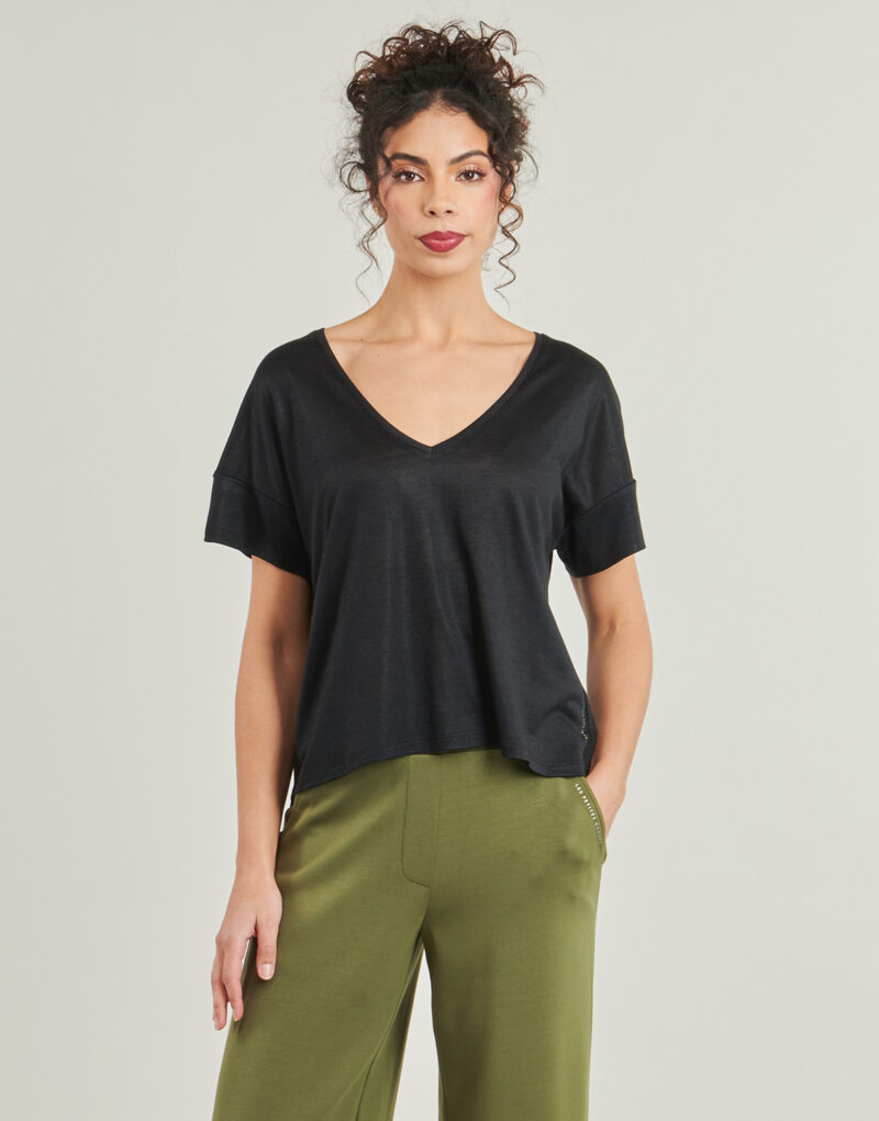 T-shirt Les Petites Bombes NALINE Nero T-shirt maniche corte Donna - 2