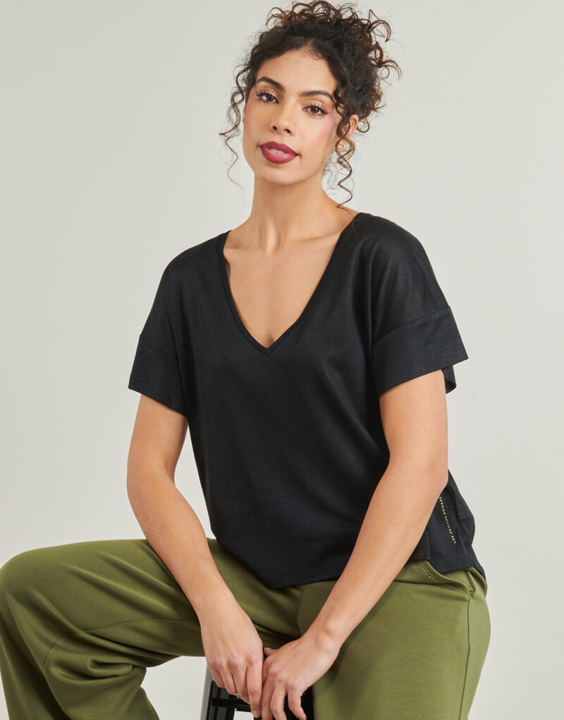 T-shirt Les Petites Bombes NALINE Nero T-shirt maniche corte Donna - 5