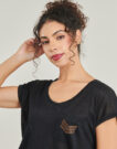 T-shirt Les Petites Bombes NOUMEA Nero T-shirt maniche corte Donna - 5