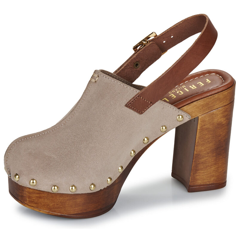 Fericelli MACATA Beige Zoccoli Donna - 4