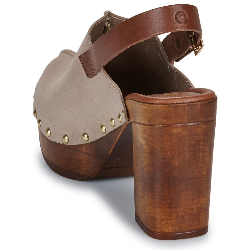 Fericelli MACATA Beige Zoccoli Donna - 5