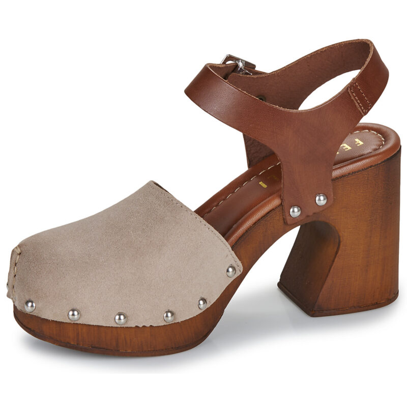 Fericelli ANEMONE Beige Zoccoli Donna - 4