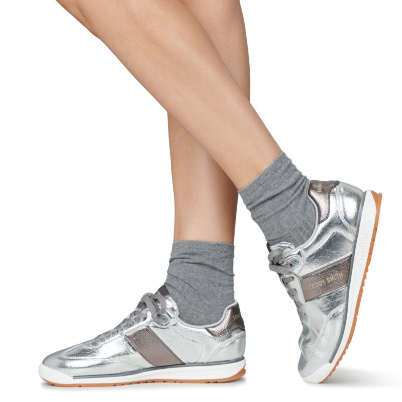 Teddy Smith 120653 Argento Sneakers basse Donna - 8