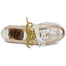 Meline Baskets basses pour femmes 721DM-131 Gold - Pointure 6
