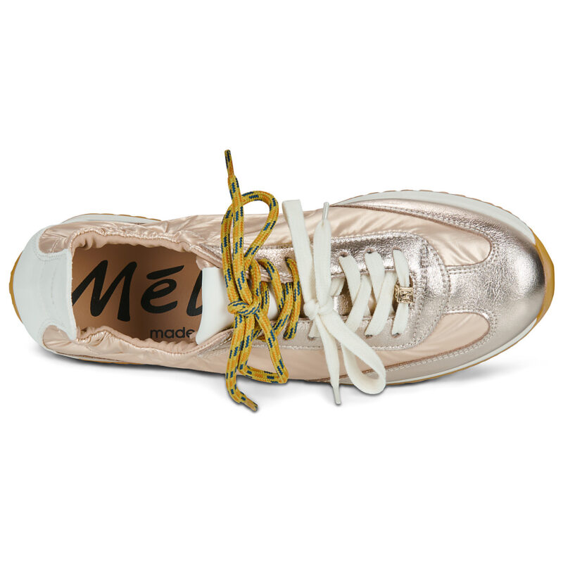 Meline Baskets basses pour femmes 721DM-131 Gold - Pointure 6