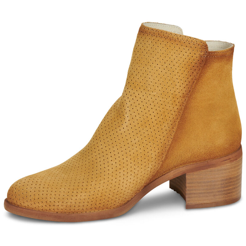 Felmini MARINA Braune Damen-Ankle-Boots - Gr&ouml;&szlig;e 4
