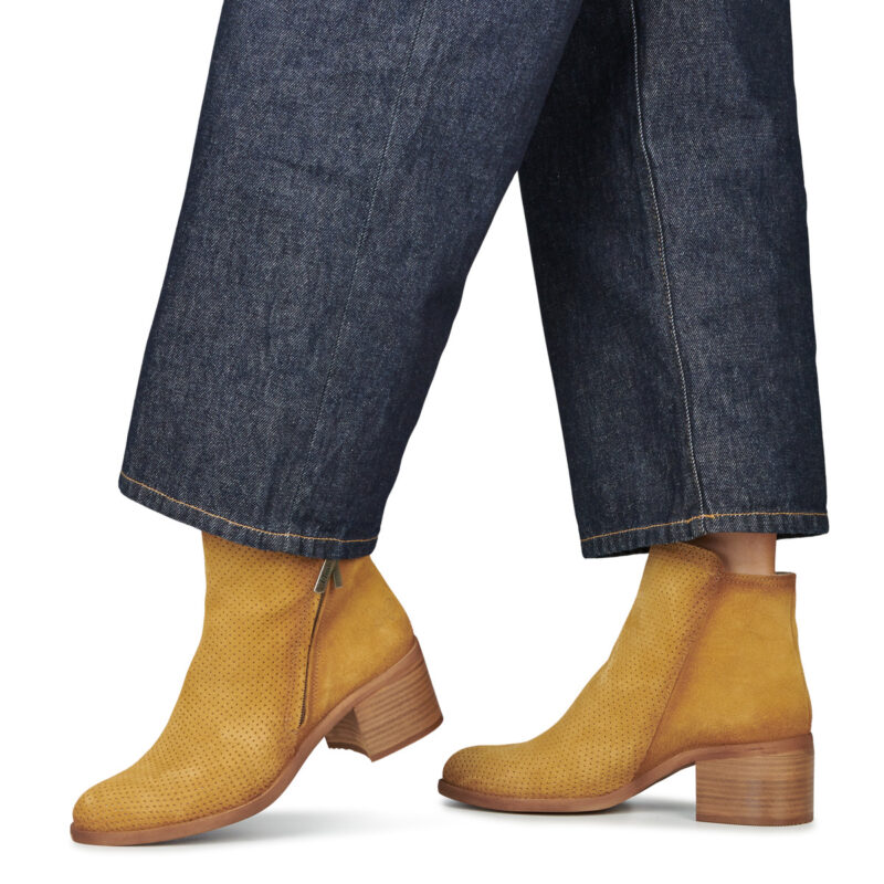 Felmini MARINA Braune Damen-Ankle-Boots - Gr&ouml;&szlig;e 8