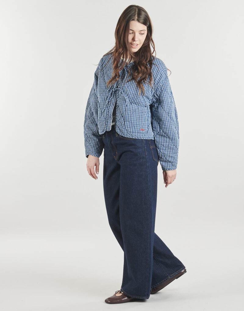 Jeansjacke Levis RUE LINER JACKET Blu Giacche in jeans Donna - 3