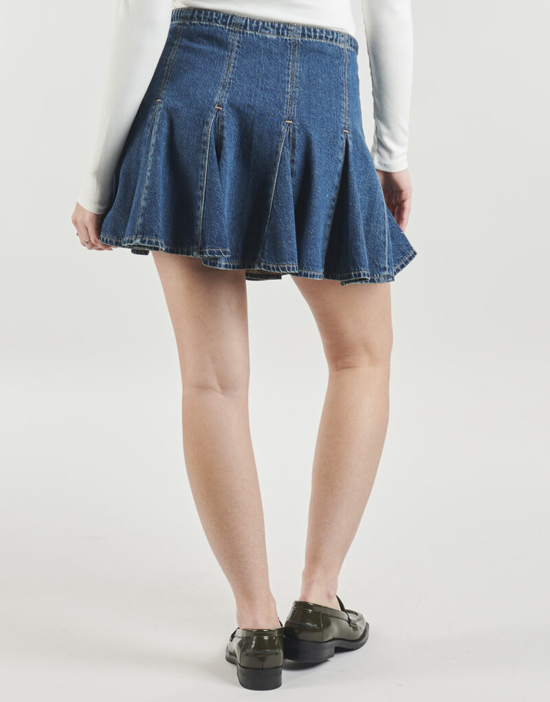 faldas cortas Levis Minifalda Godet azul para mujer - 4