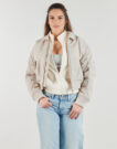 Giubbotto  Levis  BOWIE CROP BOMBER  Beige -  Giubbotti Donna - 2