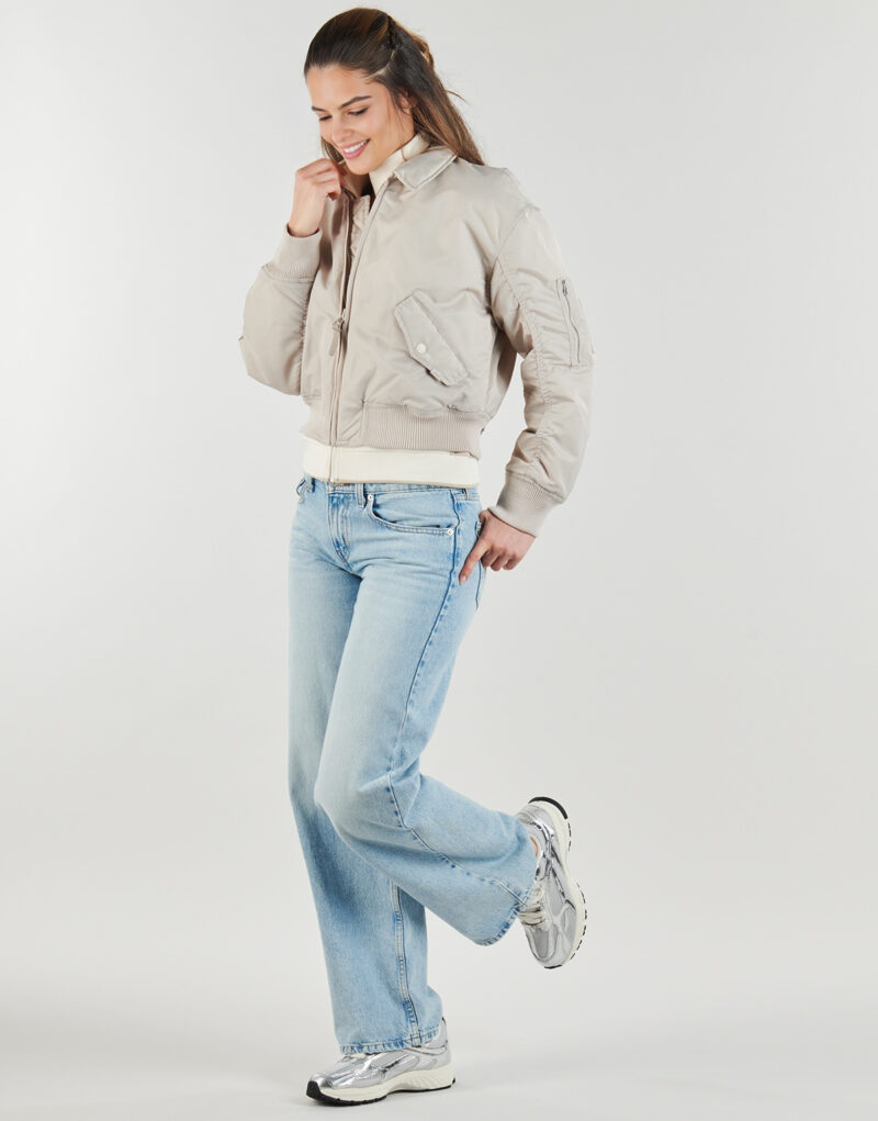 Giubbotto  Levis  BOWIE CROP BOMBER  Beige -  Giubbotti Donna - 3