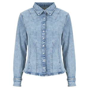 Giacca in jeans  Levis  LS SHAPED SHIRT  Blu -   Giacche in jeans Donna