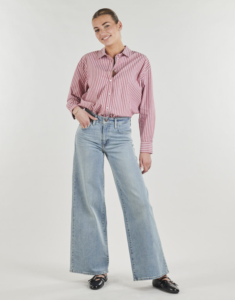 Jeans Flare  Levis  728 HR WIDE LEG  Blu -  Jeans Flare Donna - 2
