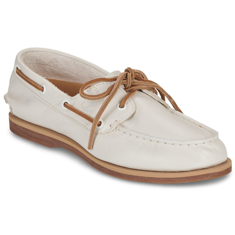 Timberland CLASSIC BOAT Bianco Scarpe da barca Donna - 1