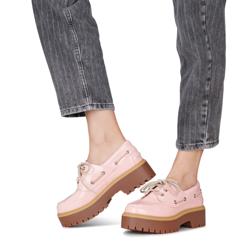 Timberland STONE STREET Rosa Scarpe da barca Donna - 8