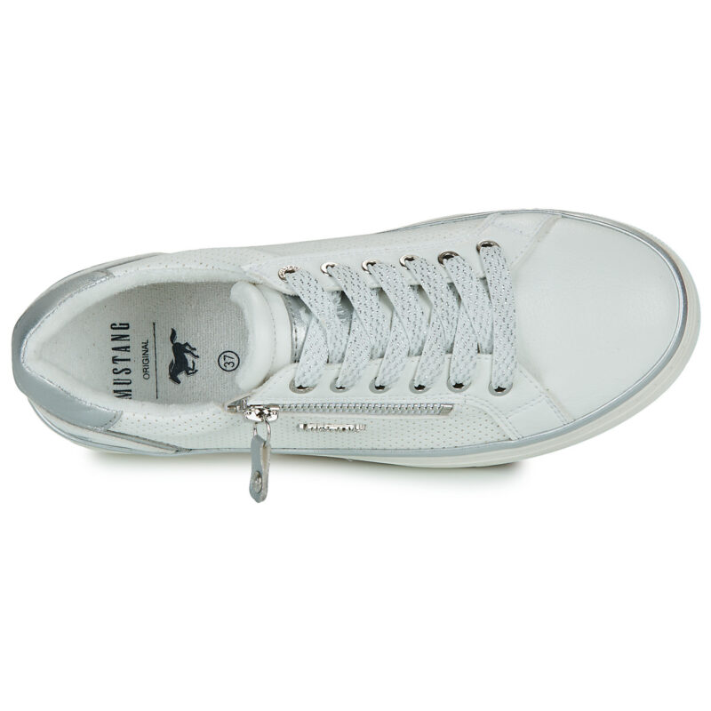 Mustang 26M0032006-WHITE Bianco Sneakers basse Donna - 6