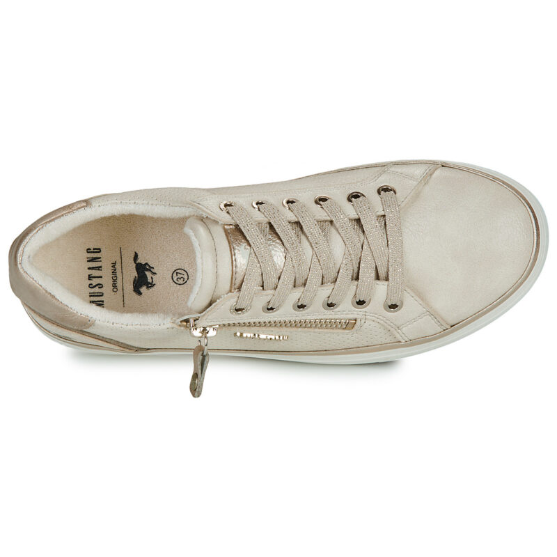 Mustang 26M0032006-CREAM Beige Sneakers basse Donna - 6