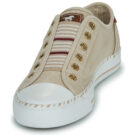 Mustang 26M0152002-BEIGE Beige Damen-Sneaker, niedrig geschnitten - Gr&ouml;&szlig;e 3