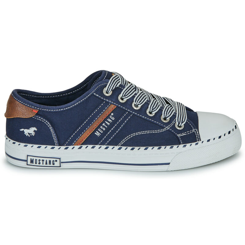 Mustang 26M0152004-NAVY Blaue Damen-Sneaker, niedrig geschnitten - Gr&ouml;&szlig;e 2