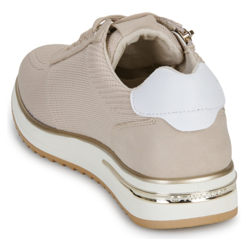 Tom Tailor SAMUELA Beige - Sneakers basse Donna - 5