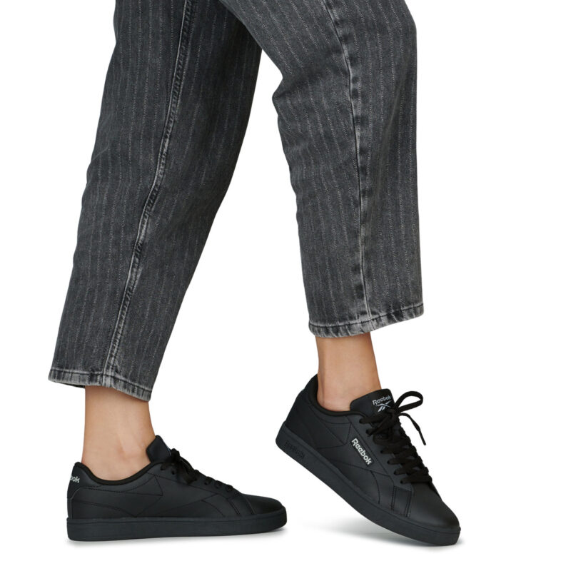 Reebok Classic REEBOK COURT CLEAN Schwarze Low-Sneaker f&uuml;r Damen - Gr&ouml;&szlig;e 8