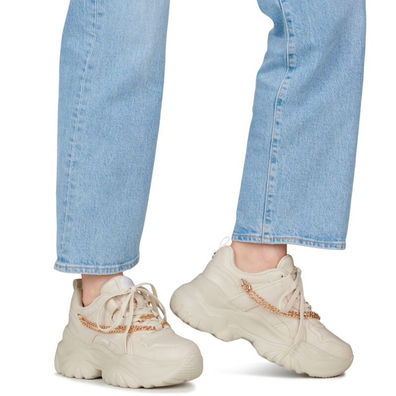 Buffalo BLISS CHAIN Beige Sneakers basse Donna - 8