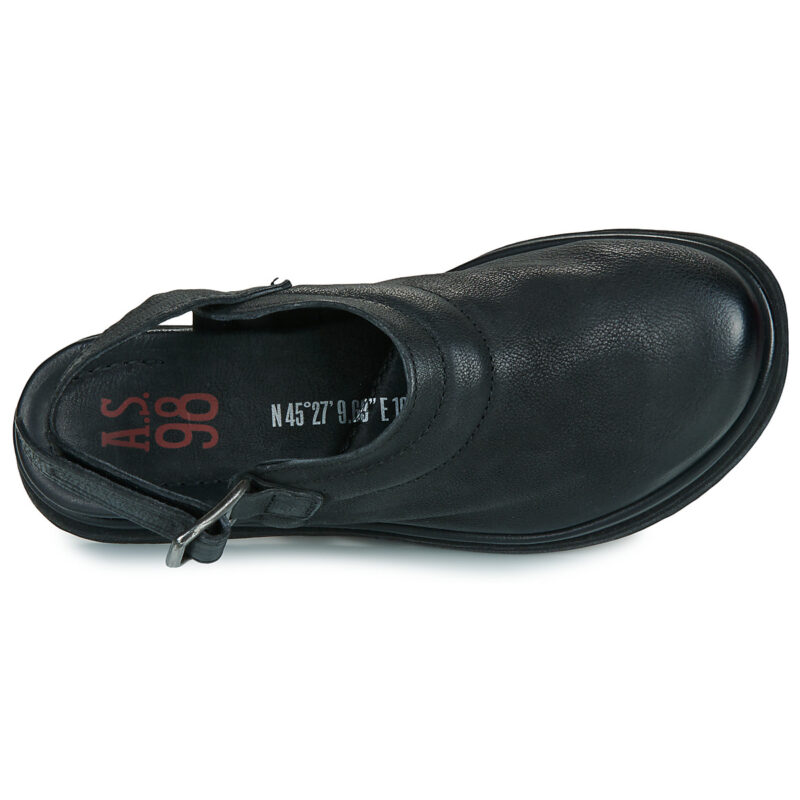 Airstep / Zuecos AS98 SPOON CLOG para mujer, color negro - 6