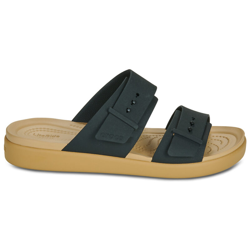 Crocs  BROOKLYN BUCKLE LOW LOW  Nero -  Ciabatta Donna - 2