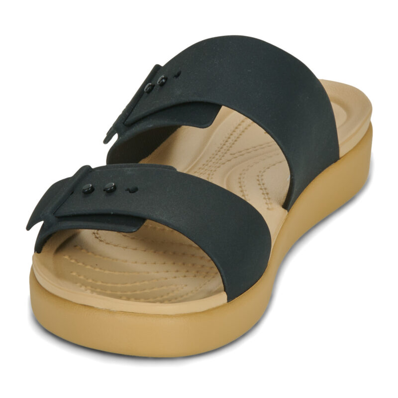 Crocs  BROOKLYN BUCKLE LOW LOW  Nero -  Ciabatta Donna - 3